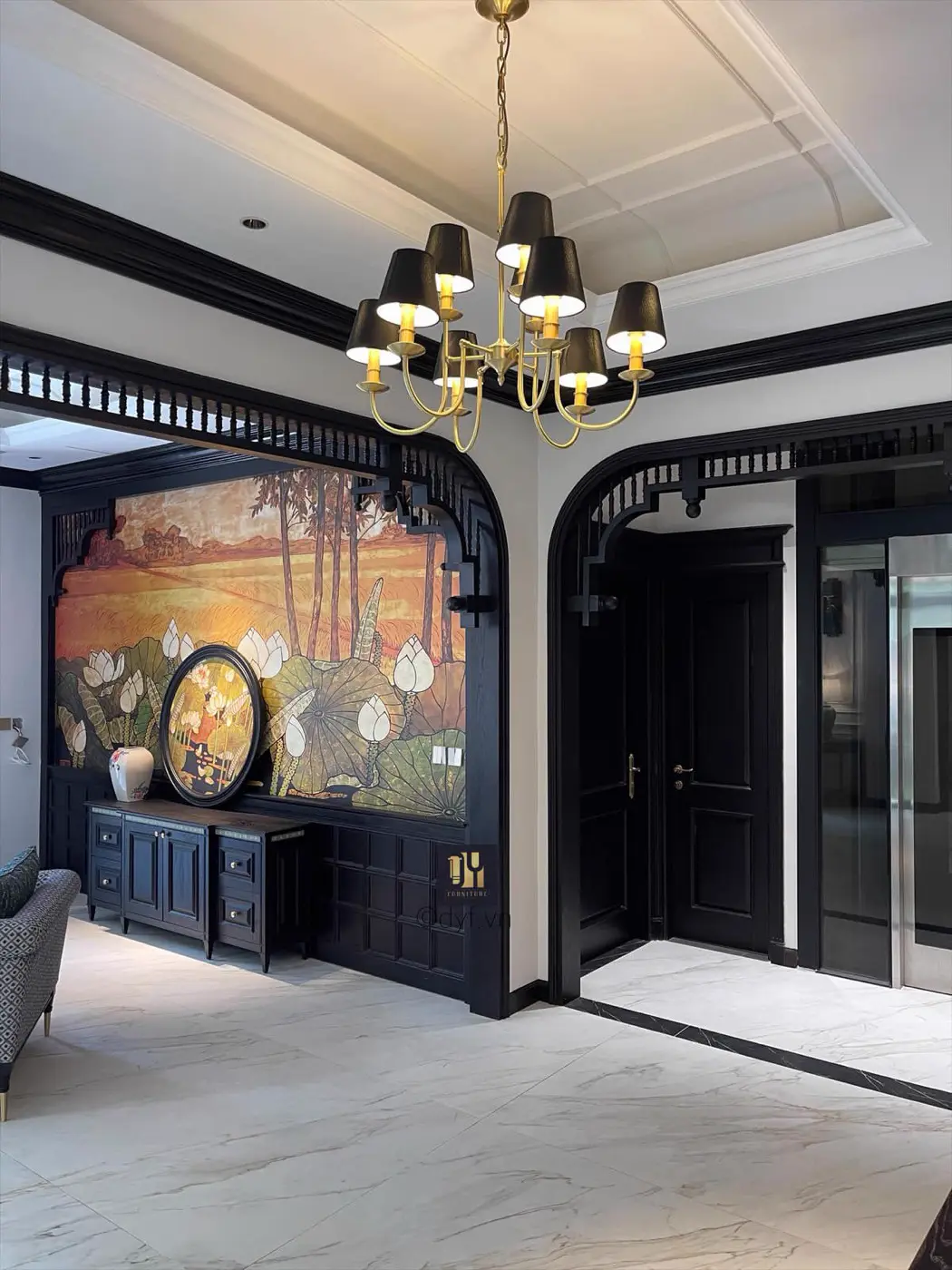 Biệt Thự Indochine lấy hình tượng Hoa Sen làm chủ đạo