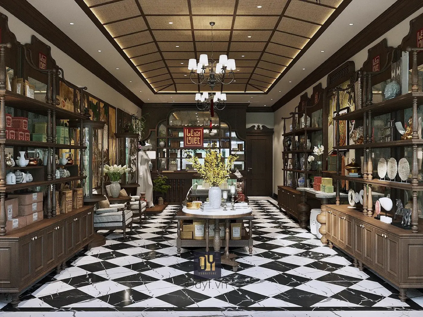 Nội thất Showroom Lễ Việt