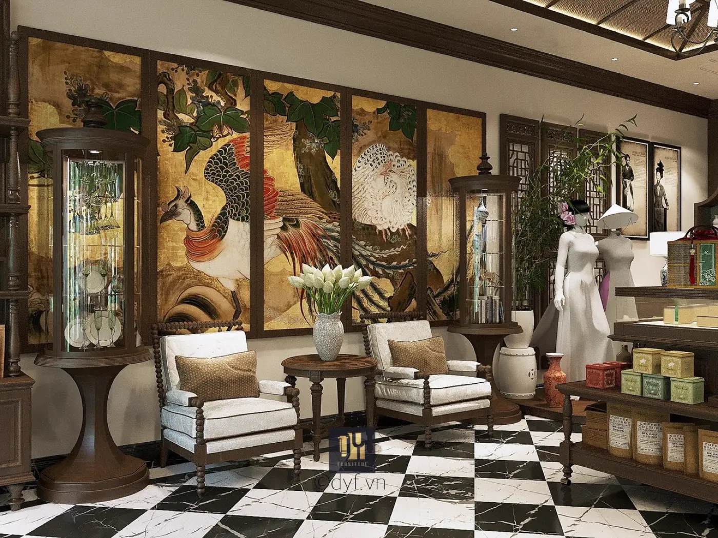 Nội thất Showroom Lễ Việt