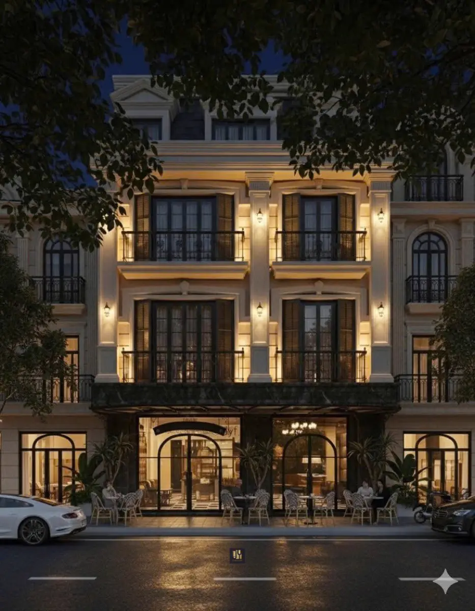 Soleil Hotel — mặt tiền kiến trúc