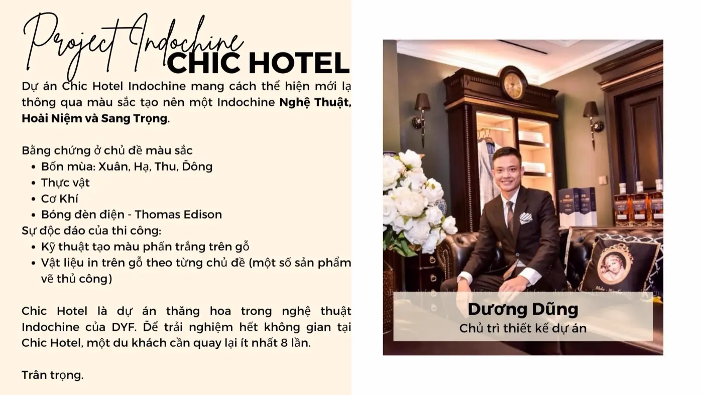 Thiết Kế Khách Sạn Indochine Hà Nội