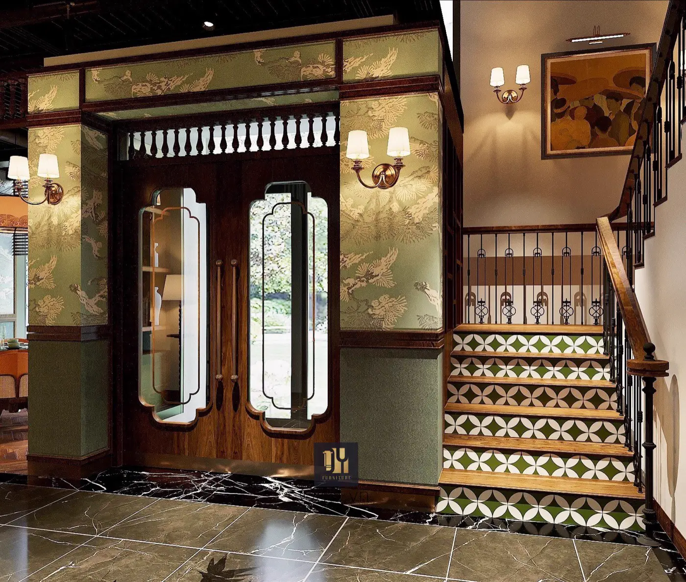 Thiết kế nhà hàng Indochine tại Nga