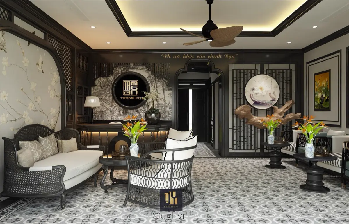 Thiết kế nội thất Massage Indochine tại Hà Nội (Kèm báo giá)
