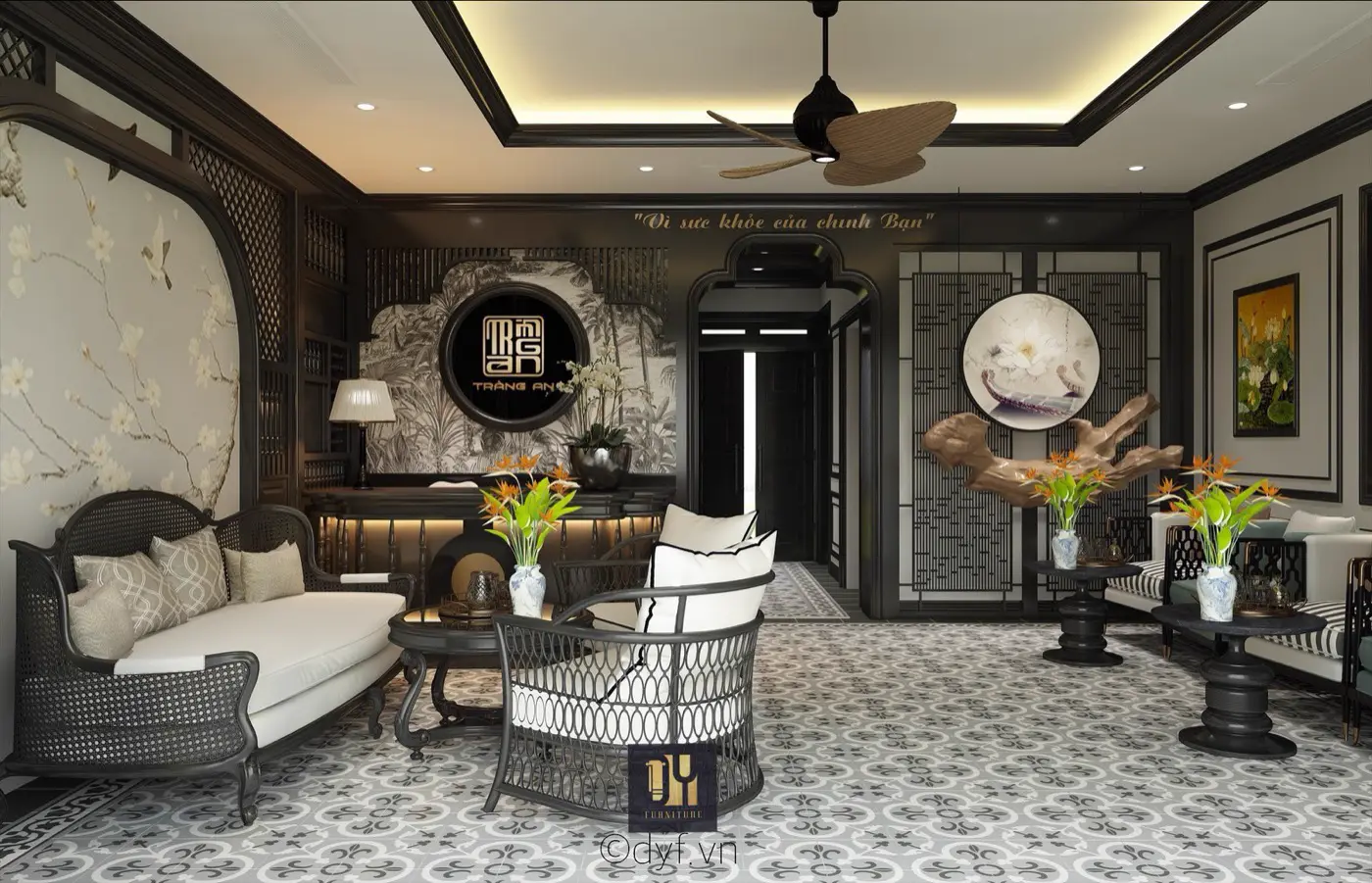 Thiết kế nội thất Massage Indochine tại Hà Nội (Kèm báo giá)
