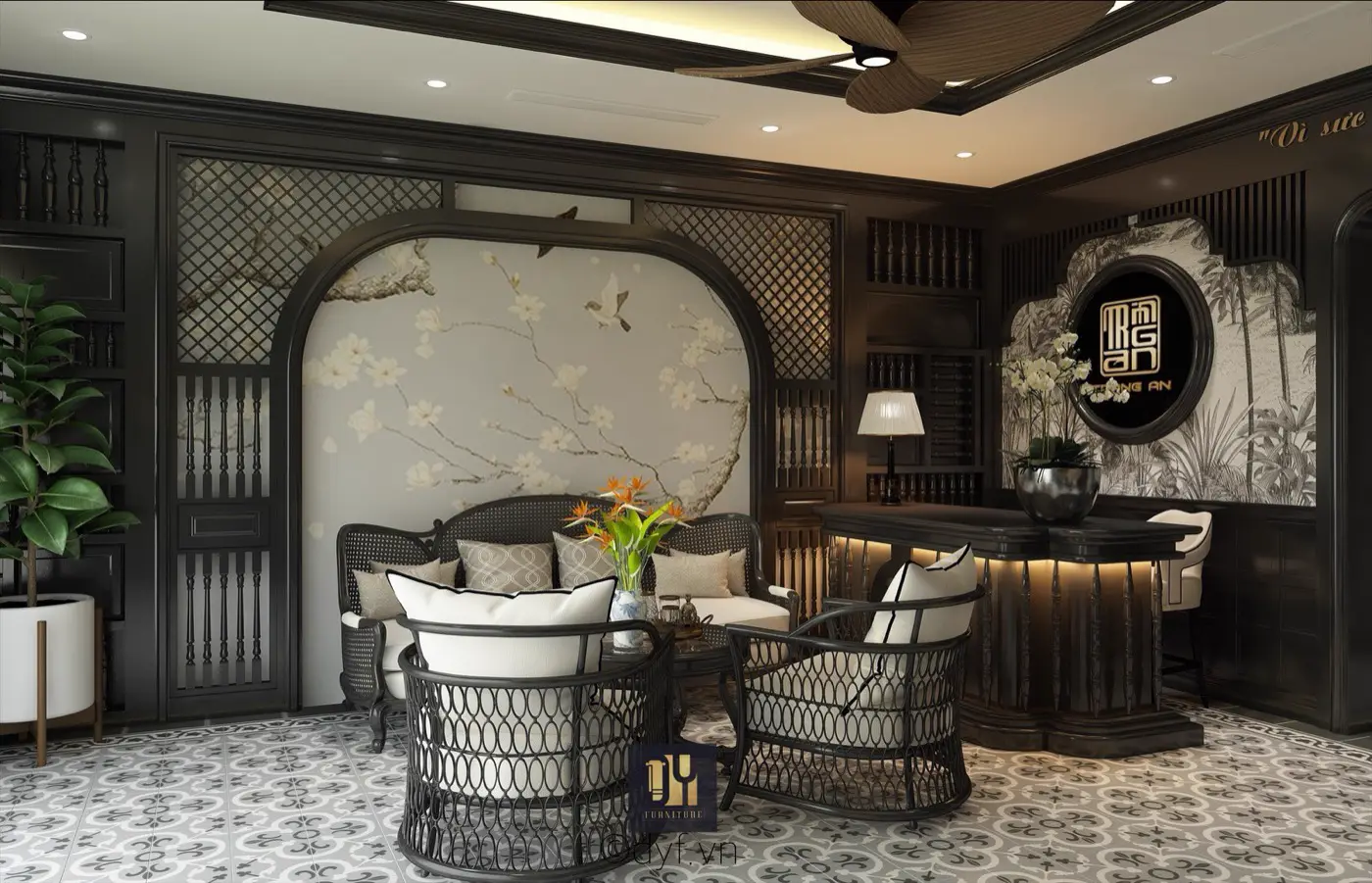Thiết kế nội thất Massage Indochine tại Hà Nội (Kèm báo giá)