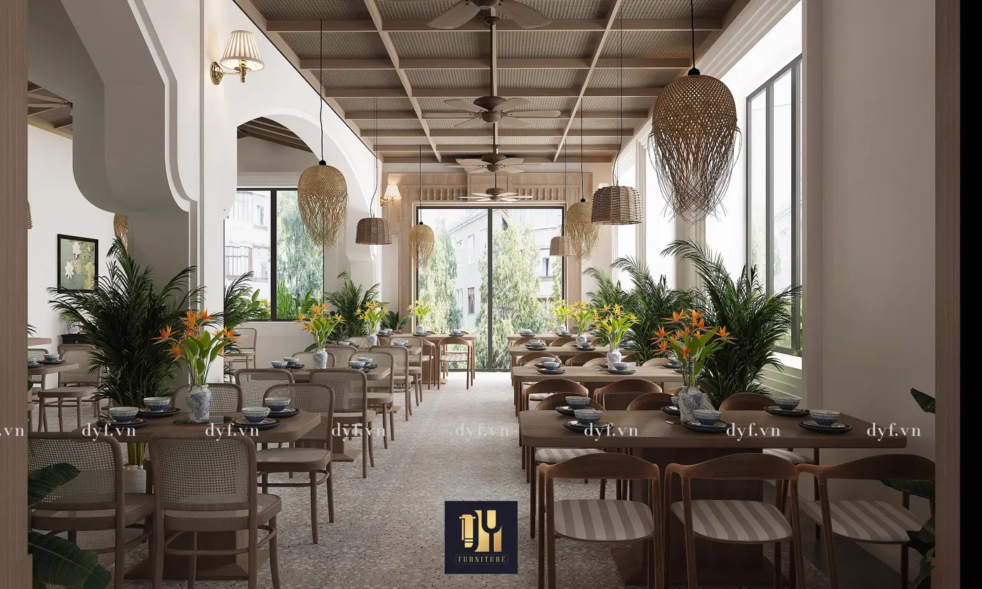 Thiết kế nội thất nhà hàng Thái (kèm báo giá)