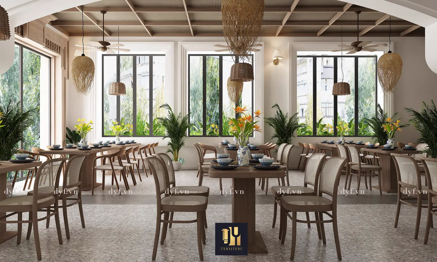 Thiết kế nội thất nhà hàng Thái (kèm báo giá)